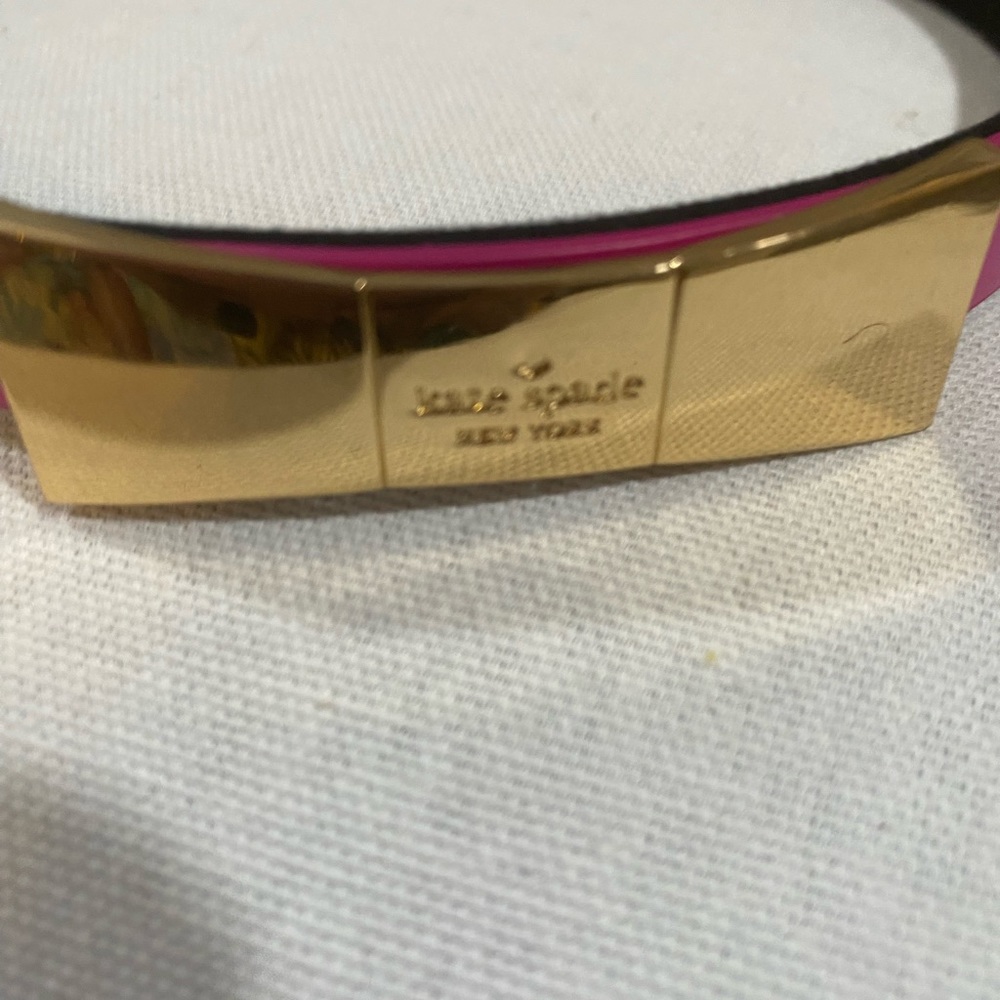 Kate Spade, New York, gold and pink hair accessories